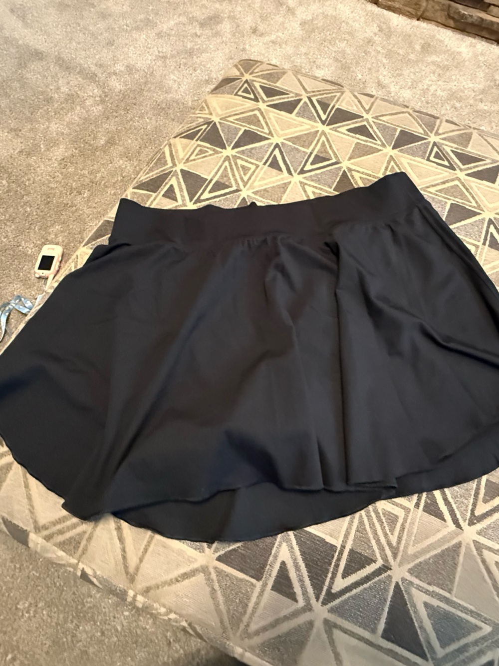 Under Armour Black Athletic Skort with Flared Hem